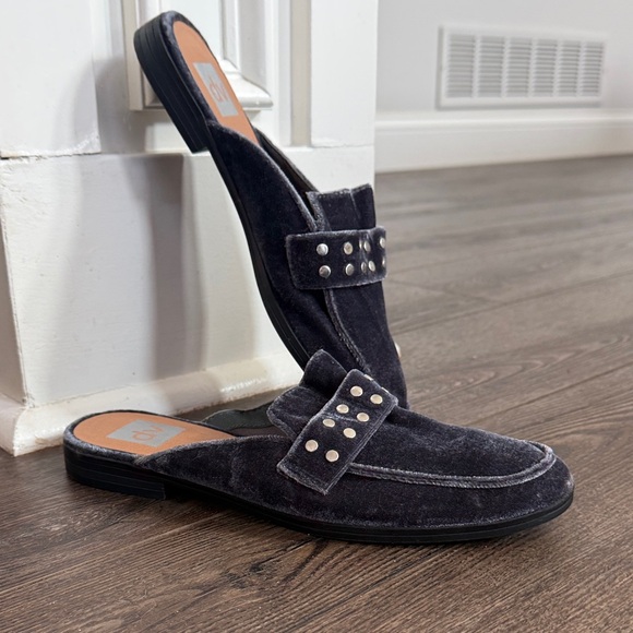 Dolce Vita Shoes - Dolce Vita New blue suede shoes mules with silver 7.5